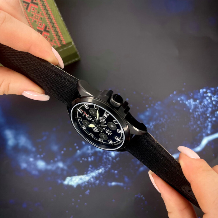 Awarder Embroidery Black-Army Green Black Automatic 10ATM