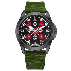 Awarder Embroidery Black-Red Green  Battery 10ATM