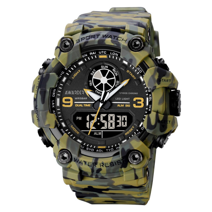 Наручний годинник Awarder 001 Camo Green