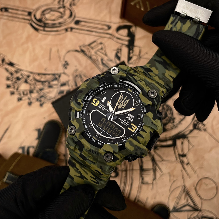 Наручний годинник Awarder 001 Camo Green