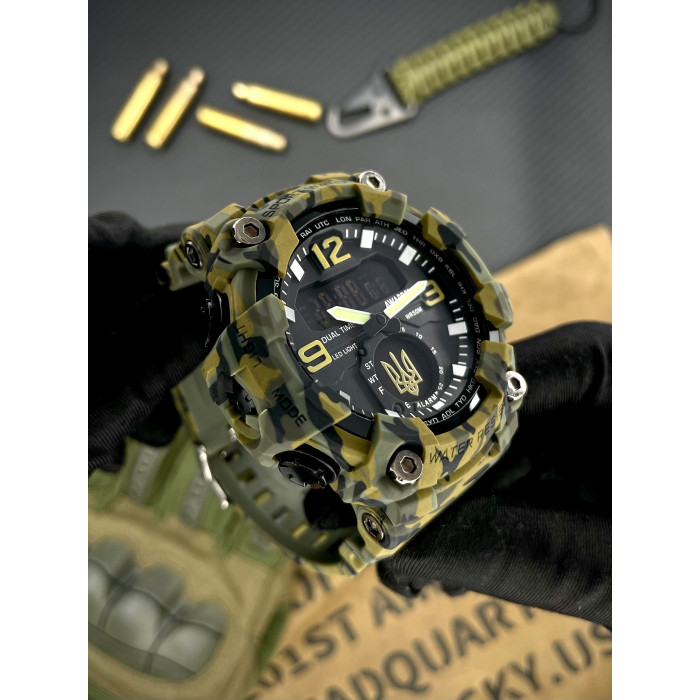 Наручные часы Awarder 003 Тризуб золото Army Green