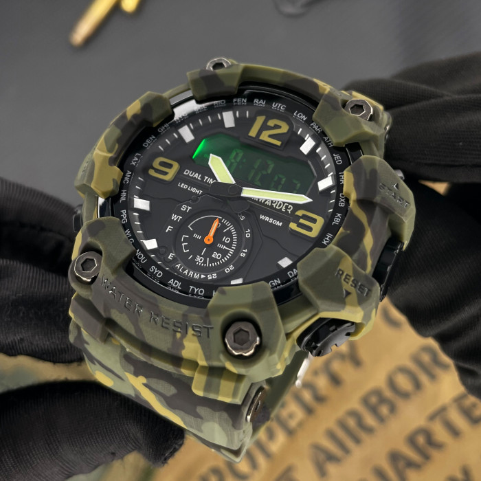 Наручний годинник Awarder 004 Camo Green