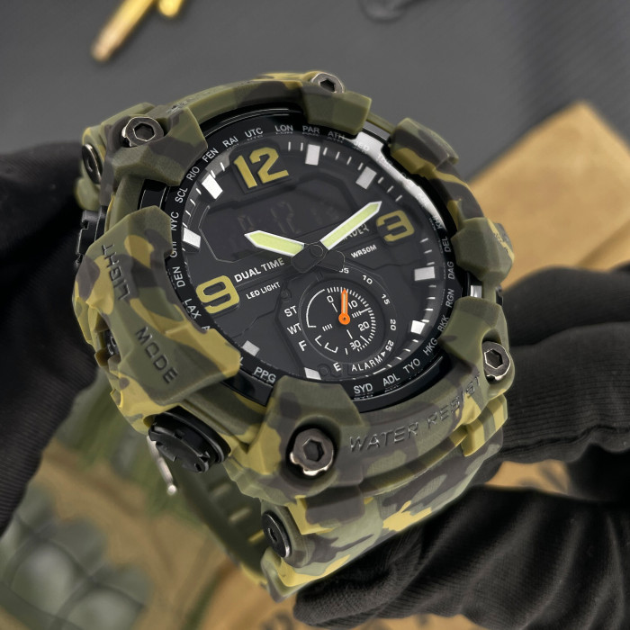 Наручний годинник Awarder 004 Camo Green