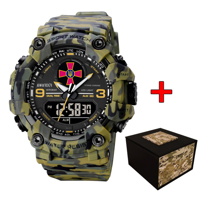 Наручный часовой механизм Awarder 001 ЗСУ Army Green