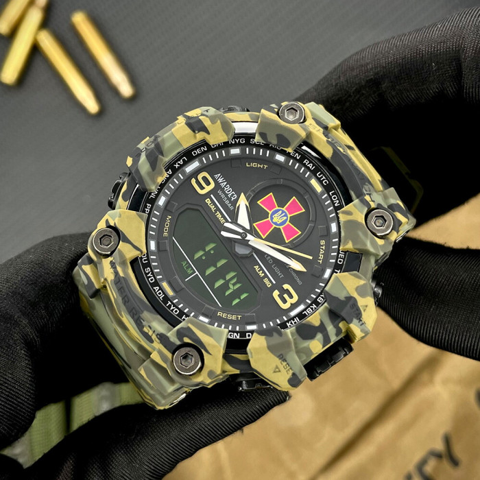 Наручный часовой механизм Awarder 001 ЗСУ Army Green