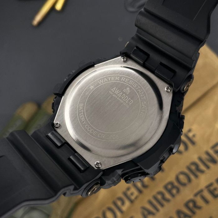 Наручний годинник Awarder 004 Тризуб золото Black