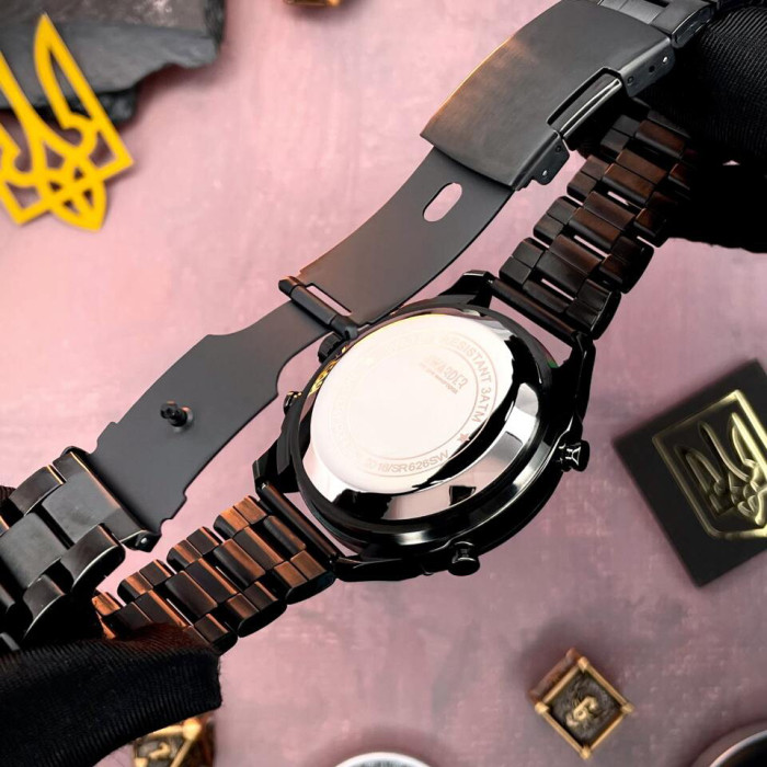 Наручные часы Awarder 017 Тризуб золото All Black Steel