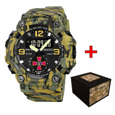 Наручний годинник Awarder 003 ЗСУ Camo Green