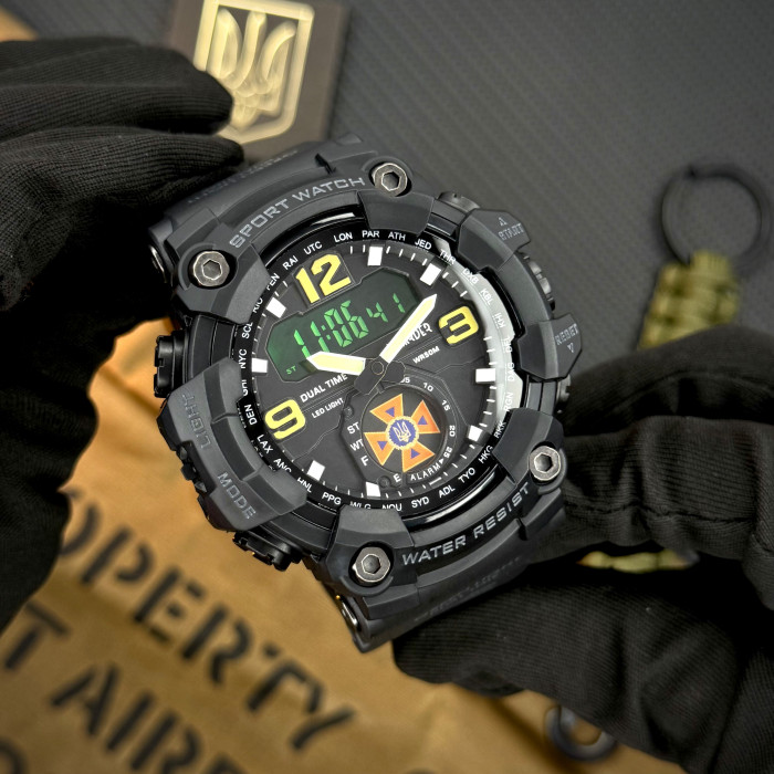 Наручний годинник Awarder 004 ДСНС All Black