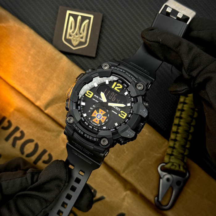 Наручний годинник Awarder 004 ДСНС All Black