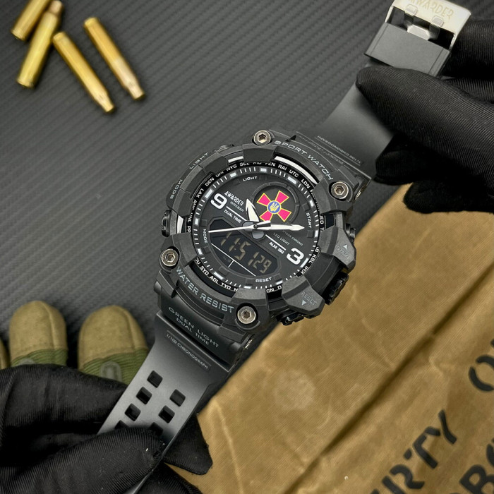 Наручний годинник Awarder 001 ЗСУ All Black