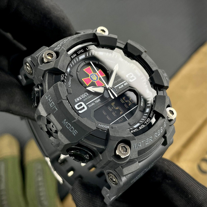Наручний годинник Awarder 001 ЗСУ All Black