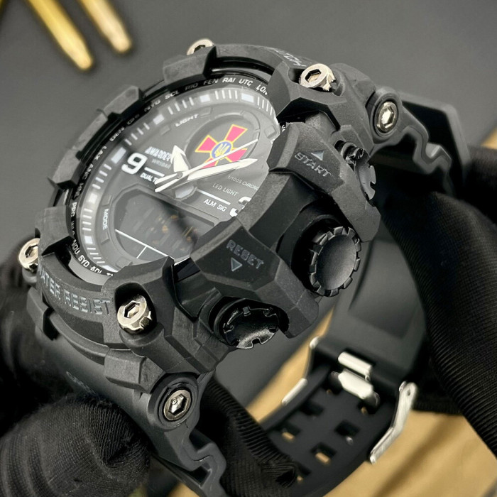 Наручний годинник Awarder 001 ЗСУ All Black