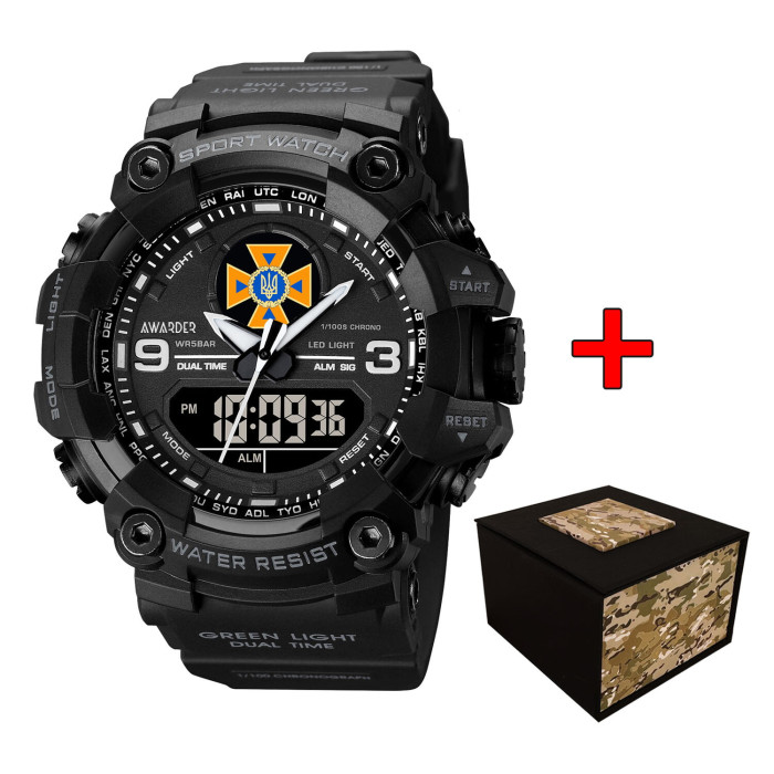 Наручный часовой механизм Awarder 001 ДСНС All Black