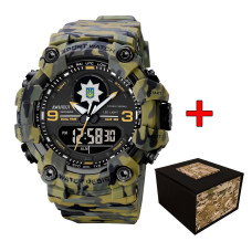 Наручний годинник Awarder 001 Поліція Camo Green