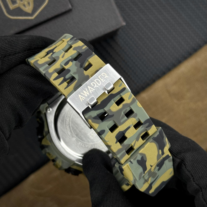 Наручний годинник Awarder 001 Поліція Camo Green