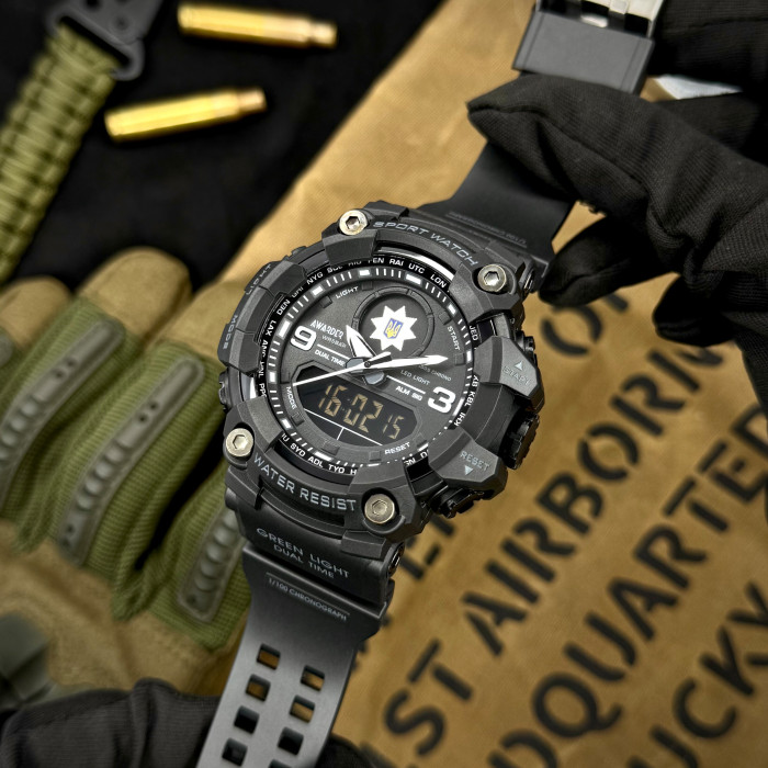 Наручные часы Awarder 001 Полиция All Black