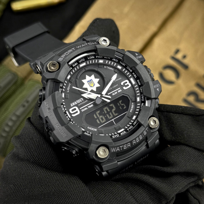 Наручные часы Awarder 001 Полиция All Black