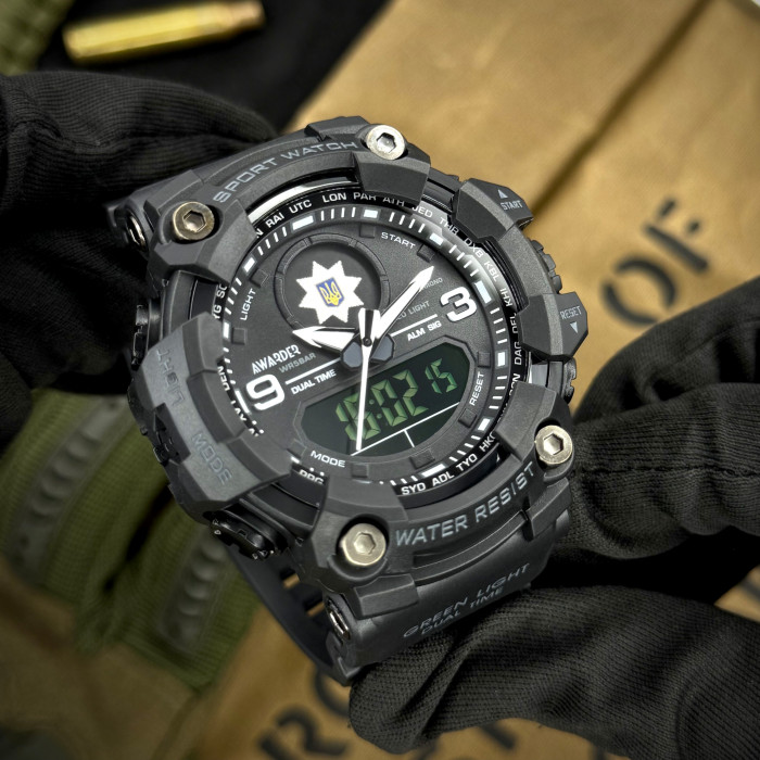 Наручные часы Awarder 001 Полиция All Black