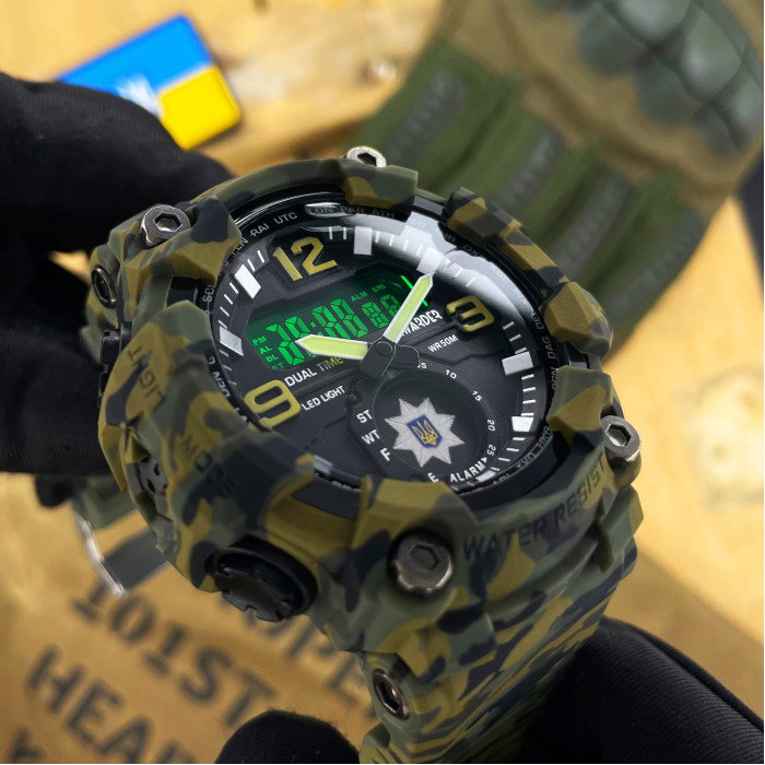 Наручные часы Awarder 003 Полиция Camo Green