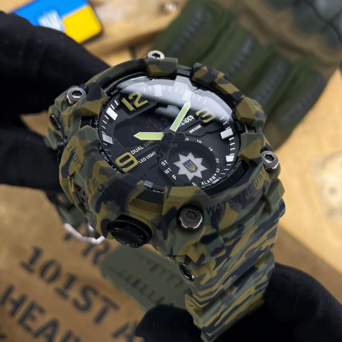 Наручные часы Awarder 003 Полиция Camo Green