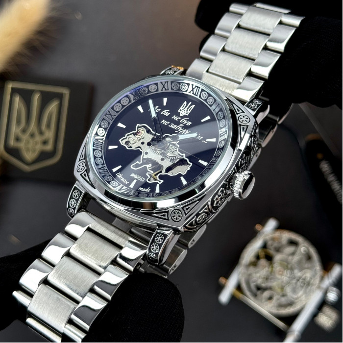 Наручний годинник Awarder 021 Де би не був Silver Steel