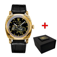 Наручний годинник Awarder 021 Де би не був Gold-Black