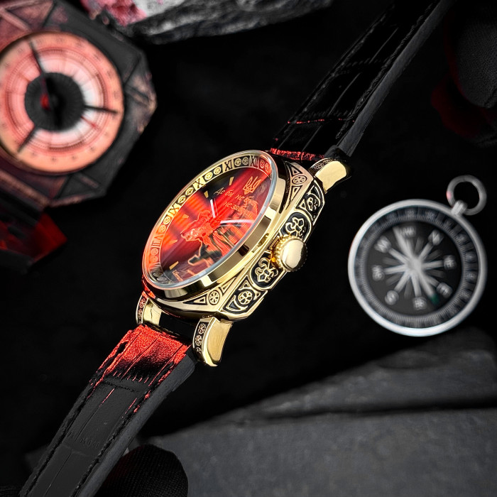 Наручний годинник Awarder 021 Де би не був Gold-Black