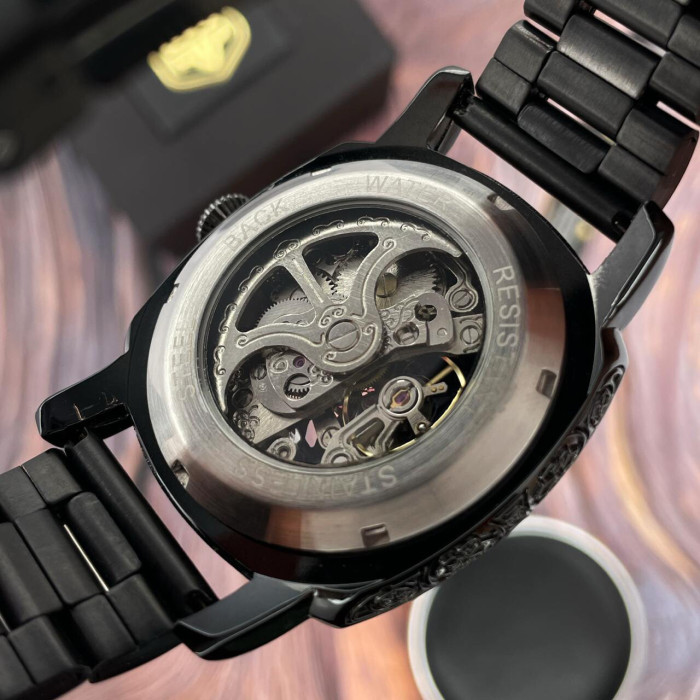 Наручний годинник Awarder 021 Де би не був All Black Steel