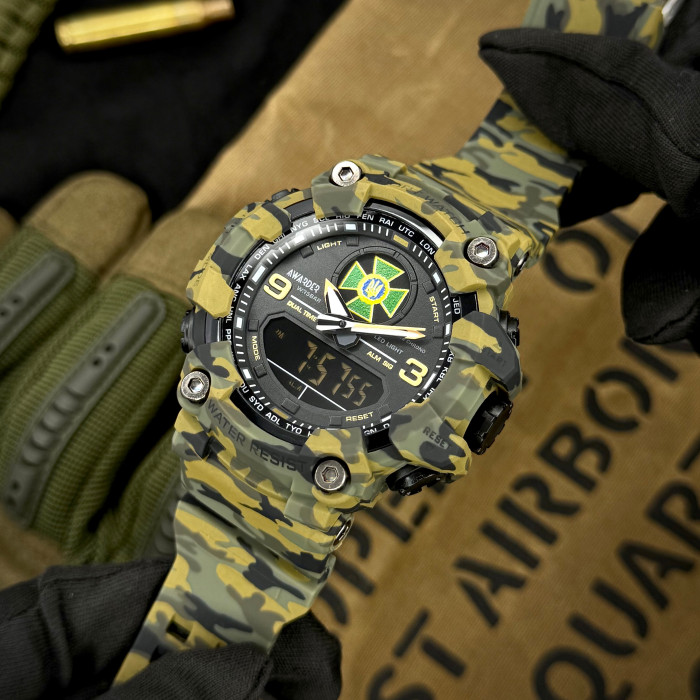 Наручний годинник Awarder 001 ДПС Army Green
