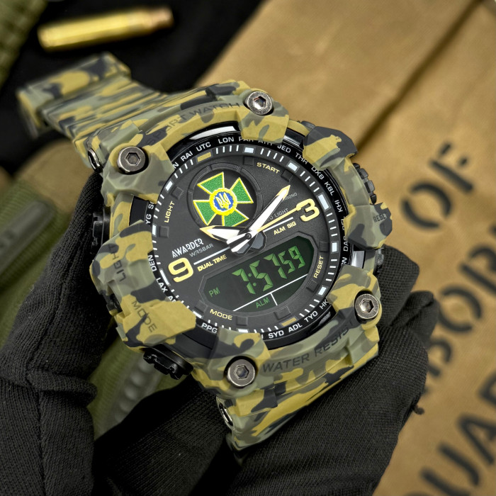 Наручний годинник Awarder 001 ДПС Army Green