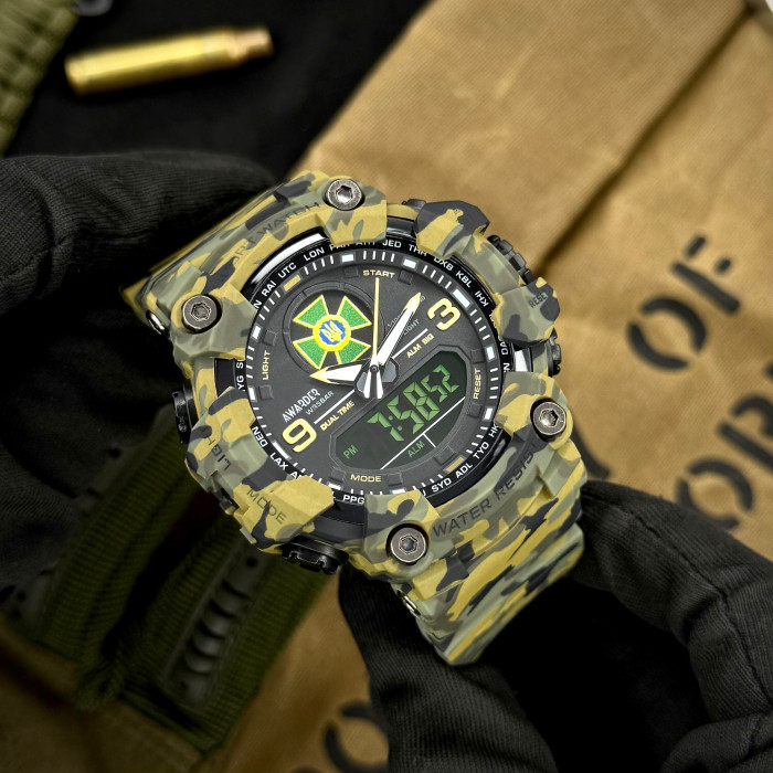 Наручний годинник Awarder 001 ДПС Army Green