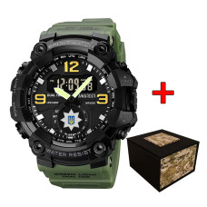 Наручний годинник Awarder 003 Поліція Army Green-Black