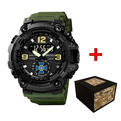 Наручные часы Awarder 004 СБУ Army Green-Black