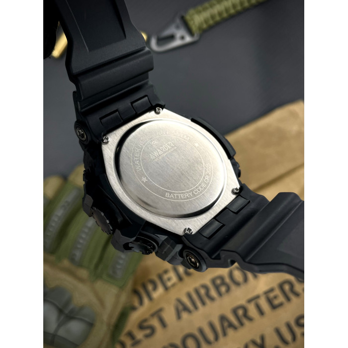 Наручний годинник Awarder 003 Тризуб золото Black