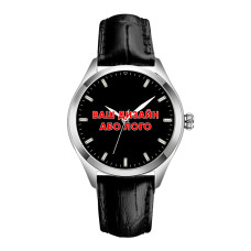 Awarder 035 Ваше лого Silver-Black Leather
