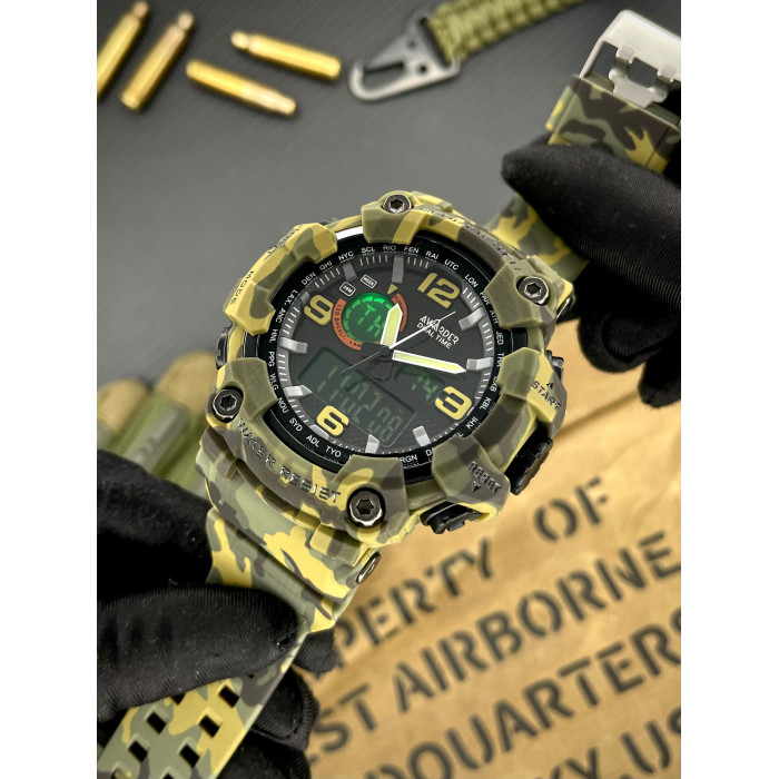 Наручний годинник Awarder 002 Camo Green