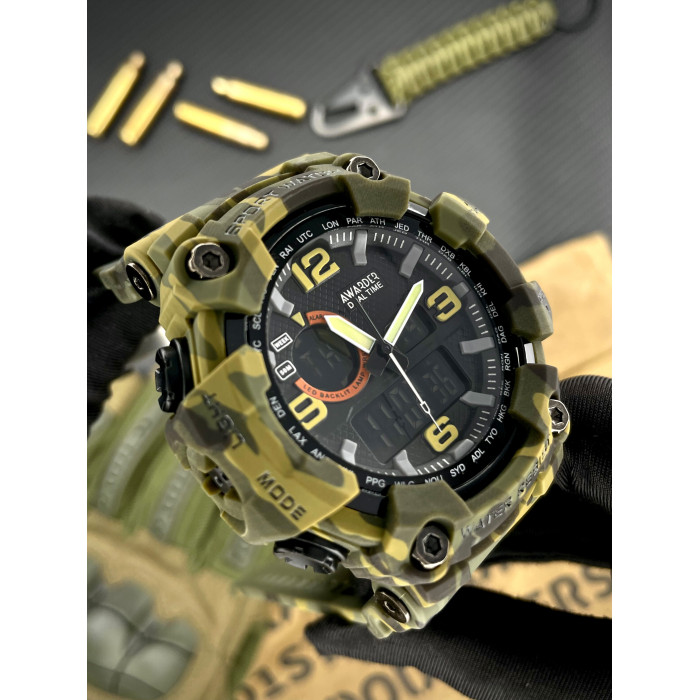 Наручний годинник Awarder 002 Camo Green