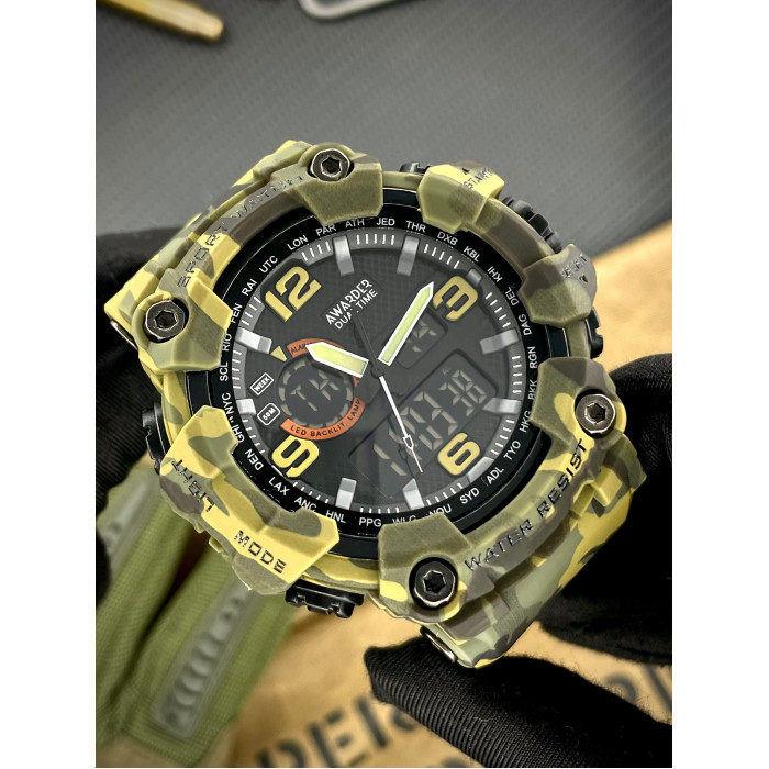 Наручний годинник Awarder 002 Camo Green