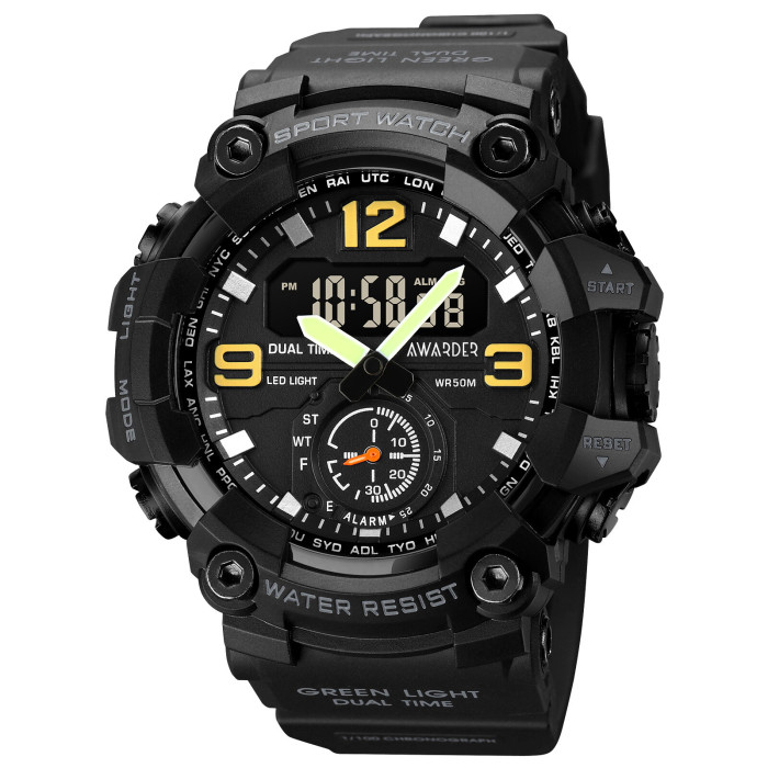 Наручний годинник Awarder 003 Black