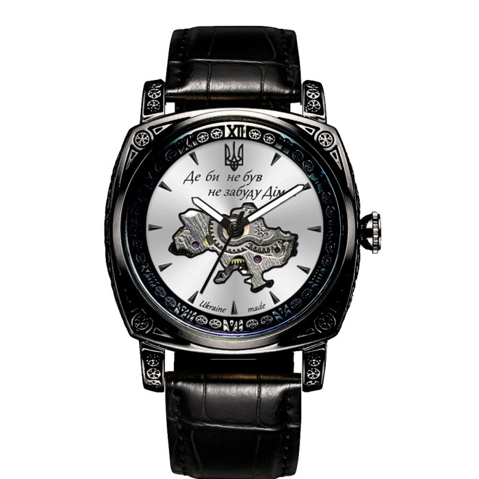 Наручний годинник Awarder 021-3D  Де би не був Black-White