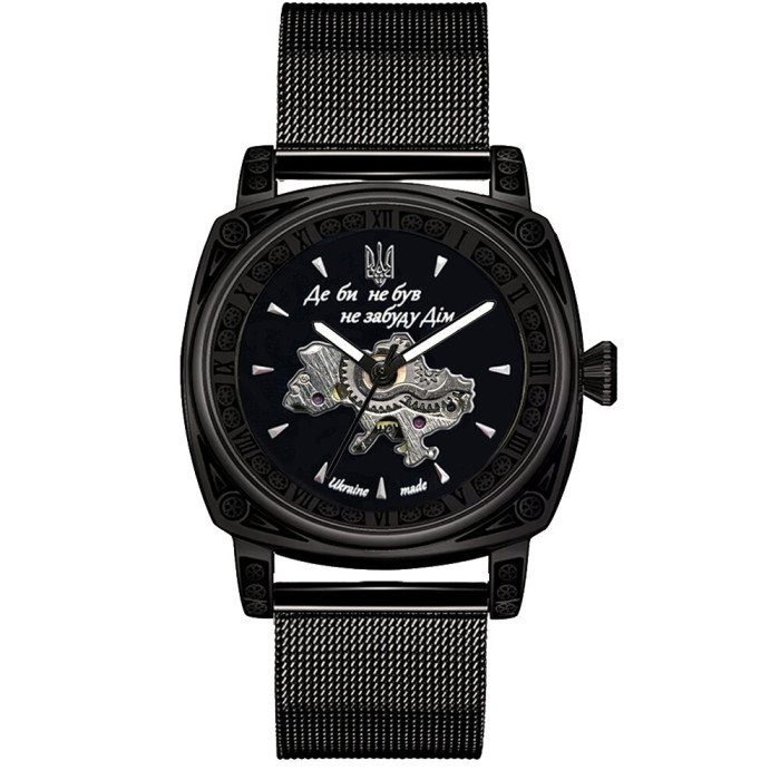 Наручний годинник Awarder 021-3D  Де би не був All Black Mesh