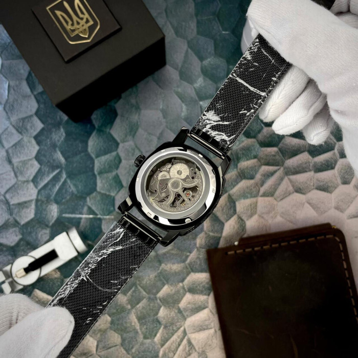 Наручний годинник Awarder 021-3D  Де би не був All Black Mesh