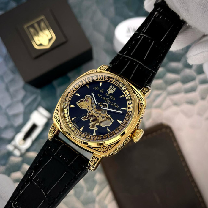 Наручний годинник Awarder 021-3D  Де би не був Gold-Black