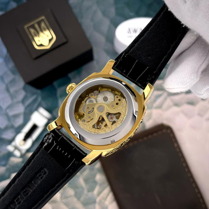 Наручний годинник Awarder 021-3D  Де би не був Gold-Black