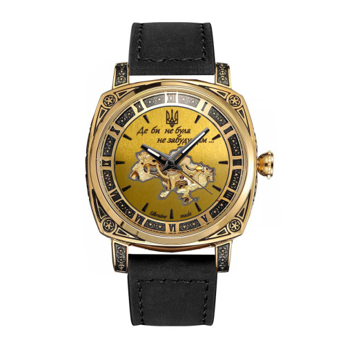Наручный часы Awarder 021 Где бы ни была Gold-Gold-Black