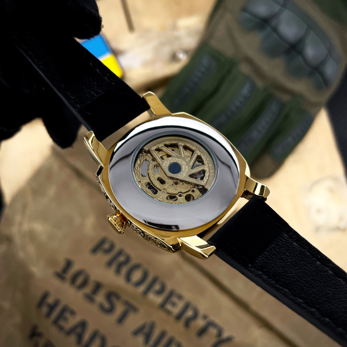 Наручний годинник Awarder 021 Де би не була Gold-Gold-Black
