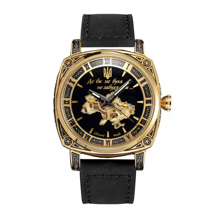 Наручний годинник Awarder 021 Де би не була Gold-Black-Black