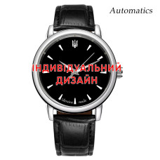 Наручний годинник Awarder 022 Silver Leather Automatic Індивідуальний дизайн