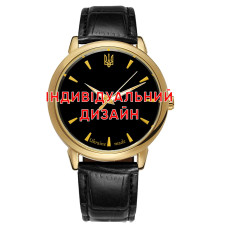 Наручний годинник Awarder 022 Gold Leather Індивідуальний дизайн